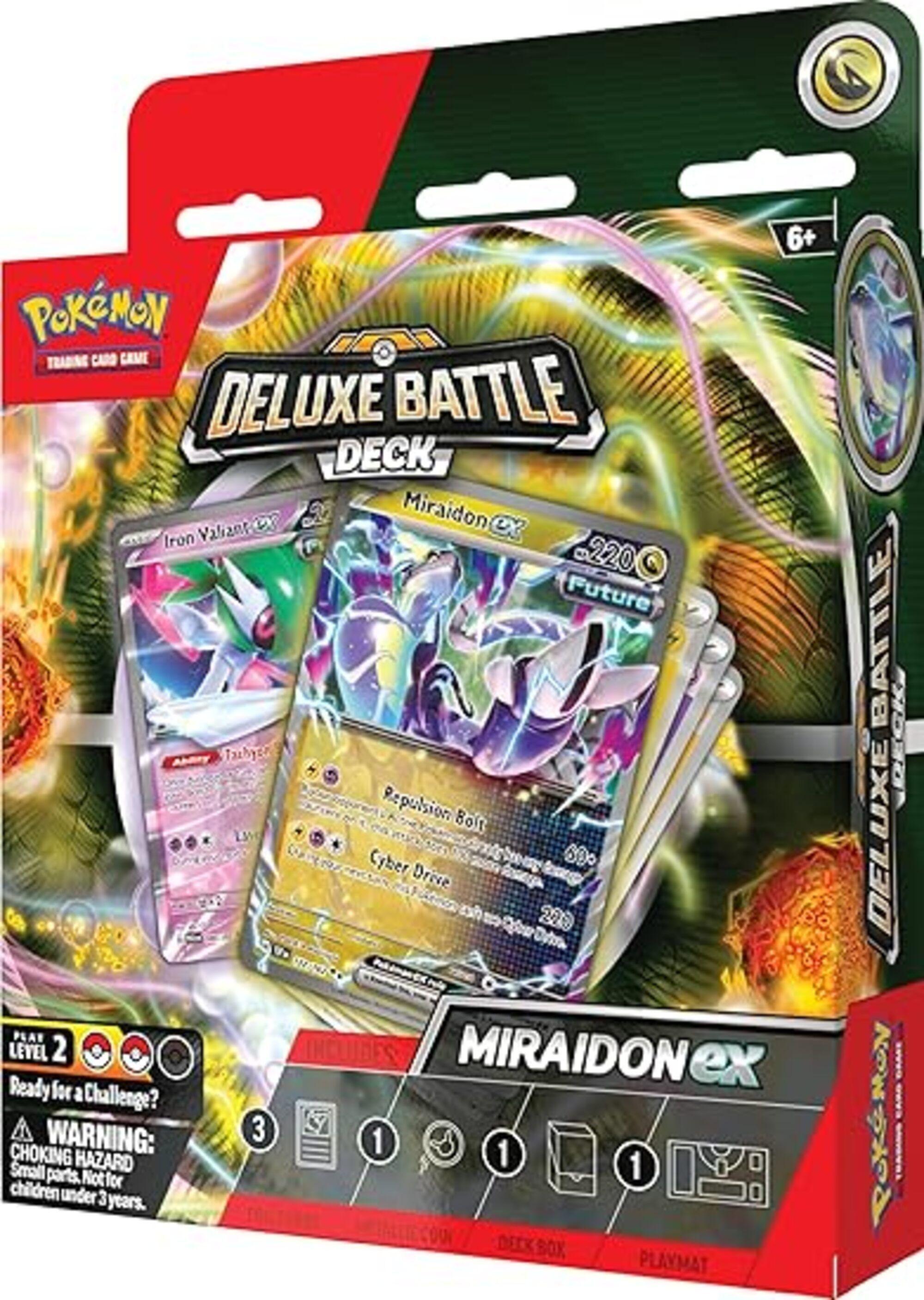 Pokemon TCG Miraidon ex Deluxe Battle Deck Español-2