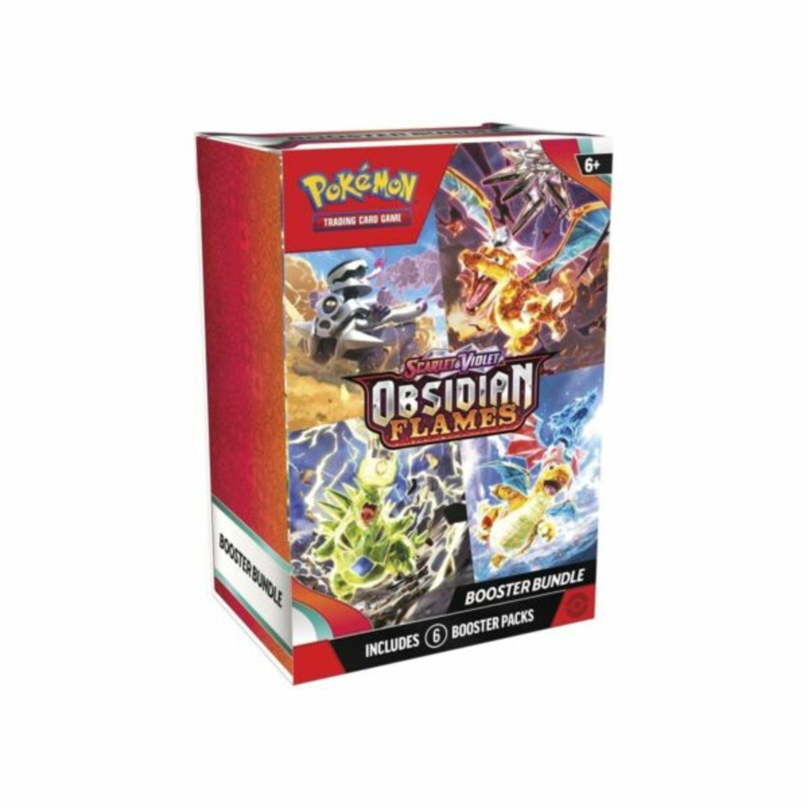 Pokemon tcg obsidian flames booster bundle inglés-0