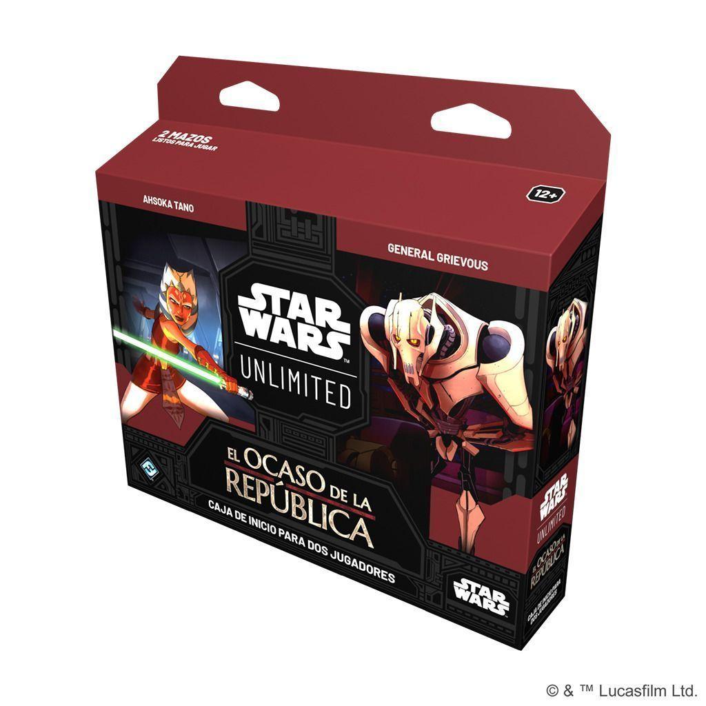STAR WARS UNLIMITED TWILIGHT OF THE REPUBLIC TWO PLAYER STARTER ESPAñol - TCG-0
