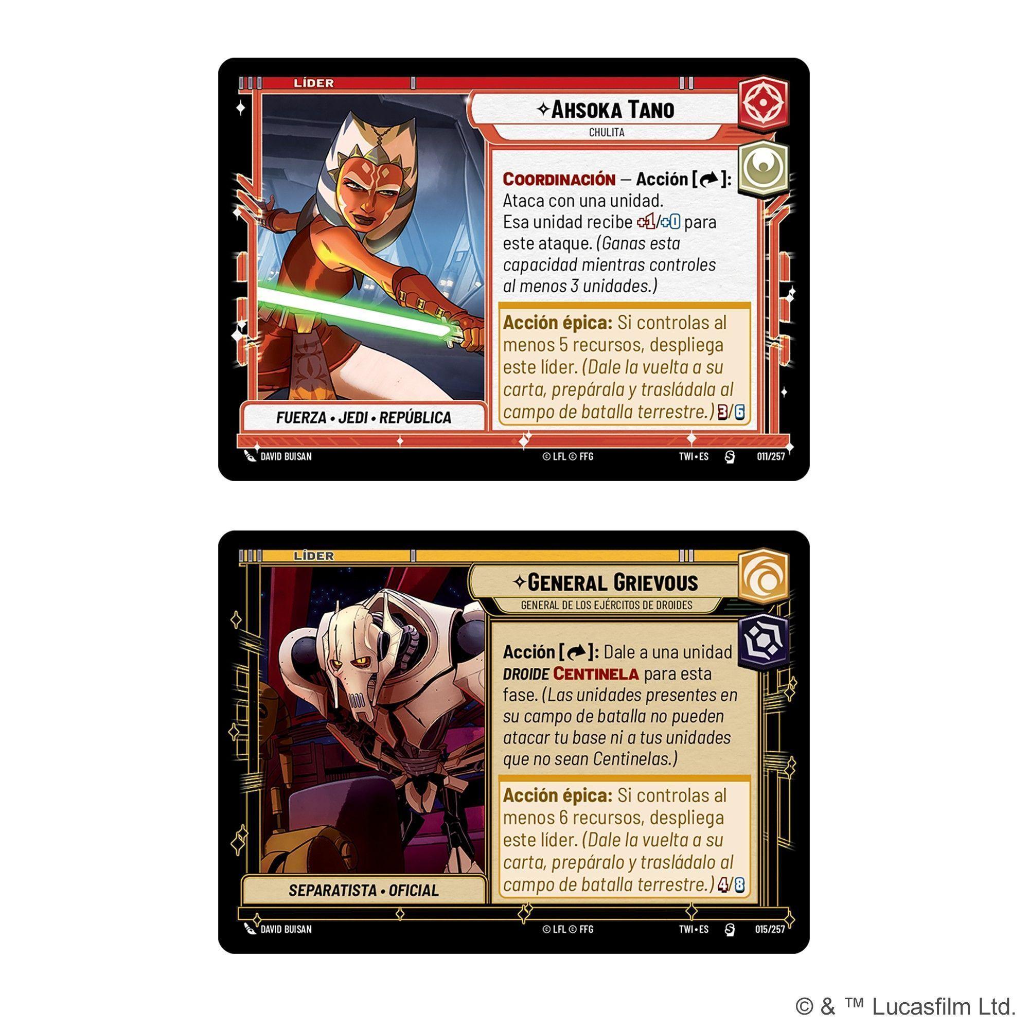 STAR WARS UNLIMITED TWILIGHT OF THE REPUBLIC TWO PLAYER STARTER ESPAñol - TCG-2