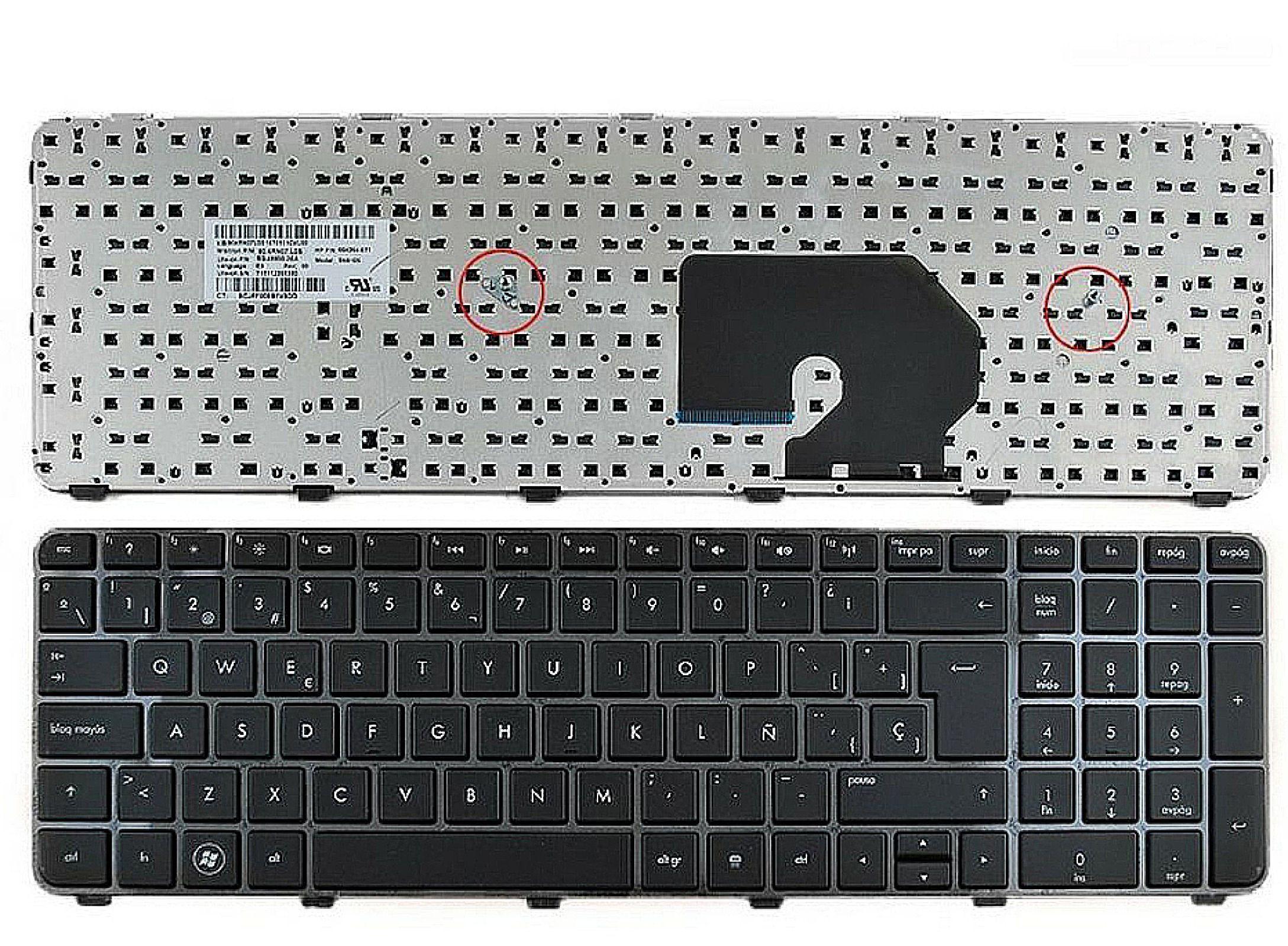 TECLADO HP DV6-6000 ESPAÑOL NEGRO-0