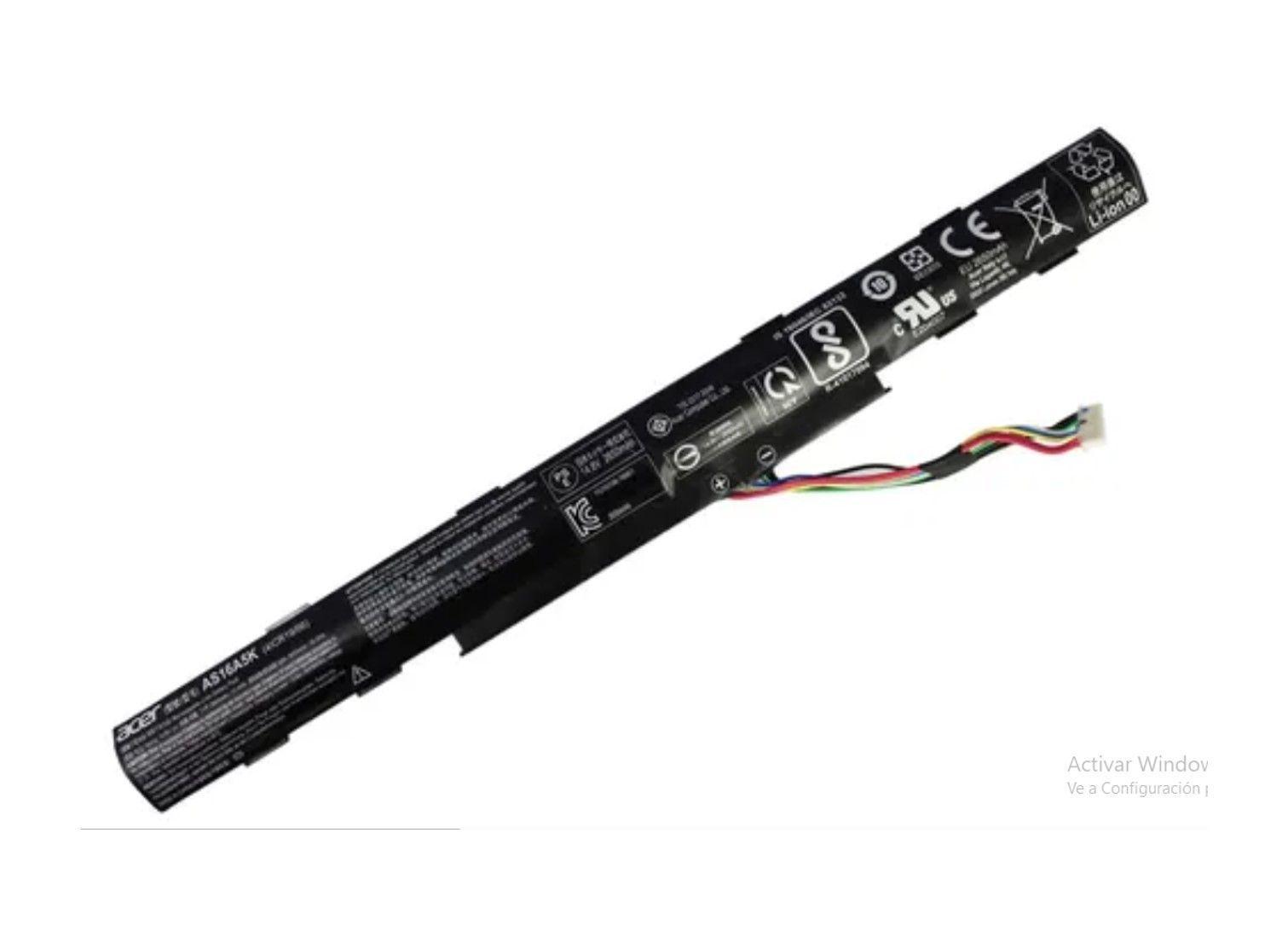 BATERIA ACER E5 575G 4 CELDAS ORIGINAL NEGRO AS16A5K-0