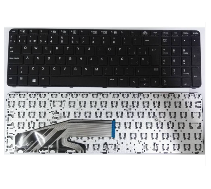 TECLADO HP 450 G3 ESPA OL NEGRO CON FRAME-0