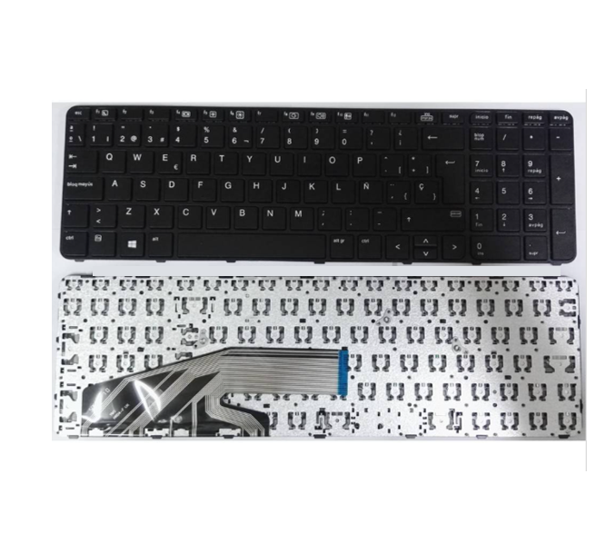 TECLADO HP 450 G3 ESPA OL NEGRO CON FRAME-1