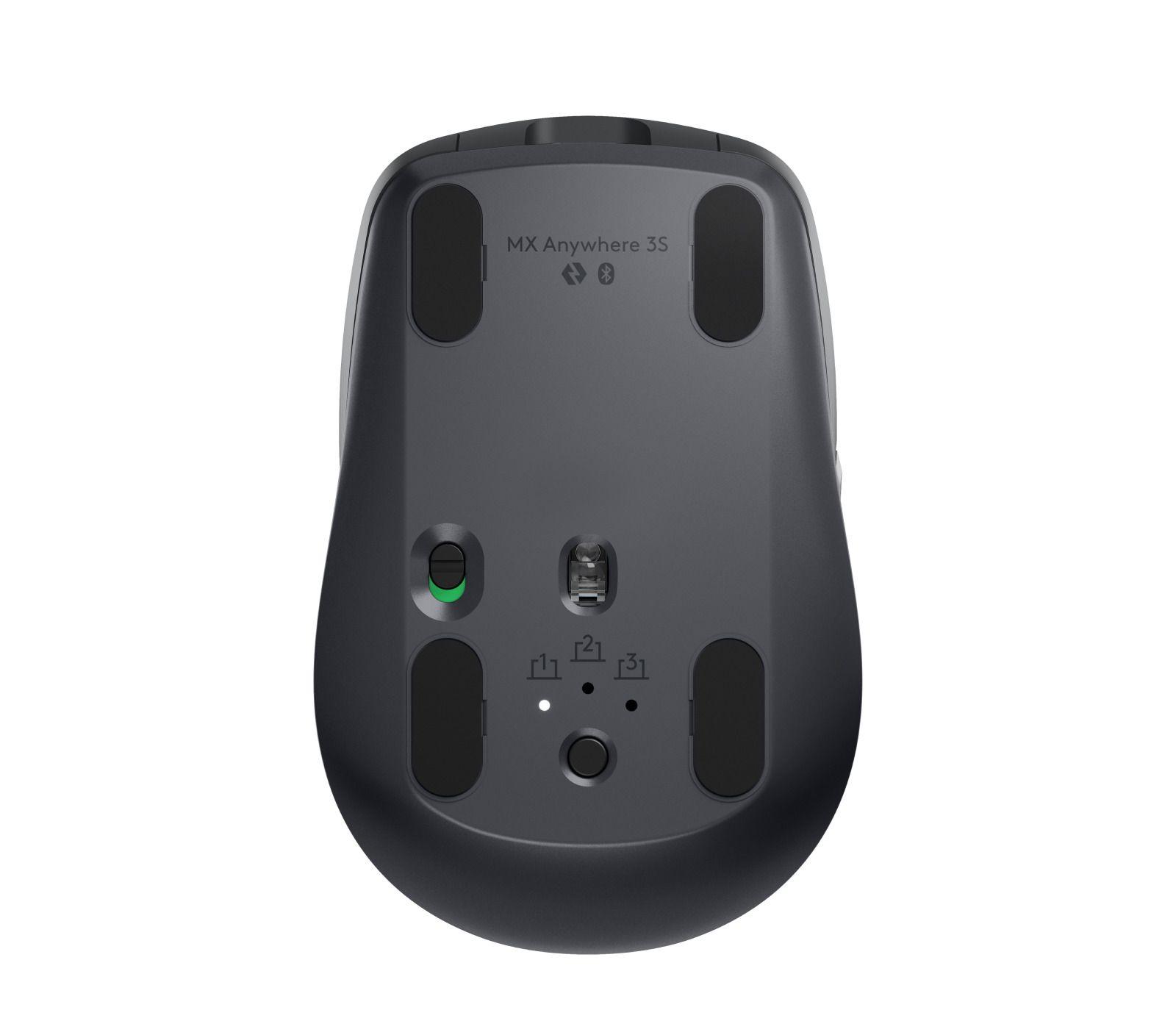 Mouse LOGITECH MX Anywhere 3S 8000 Bluetooth Batería Negro-4