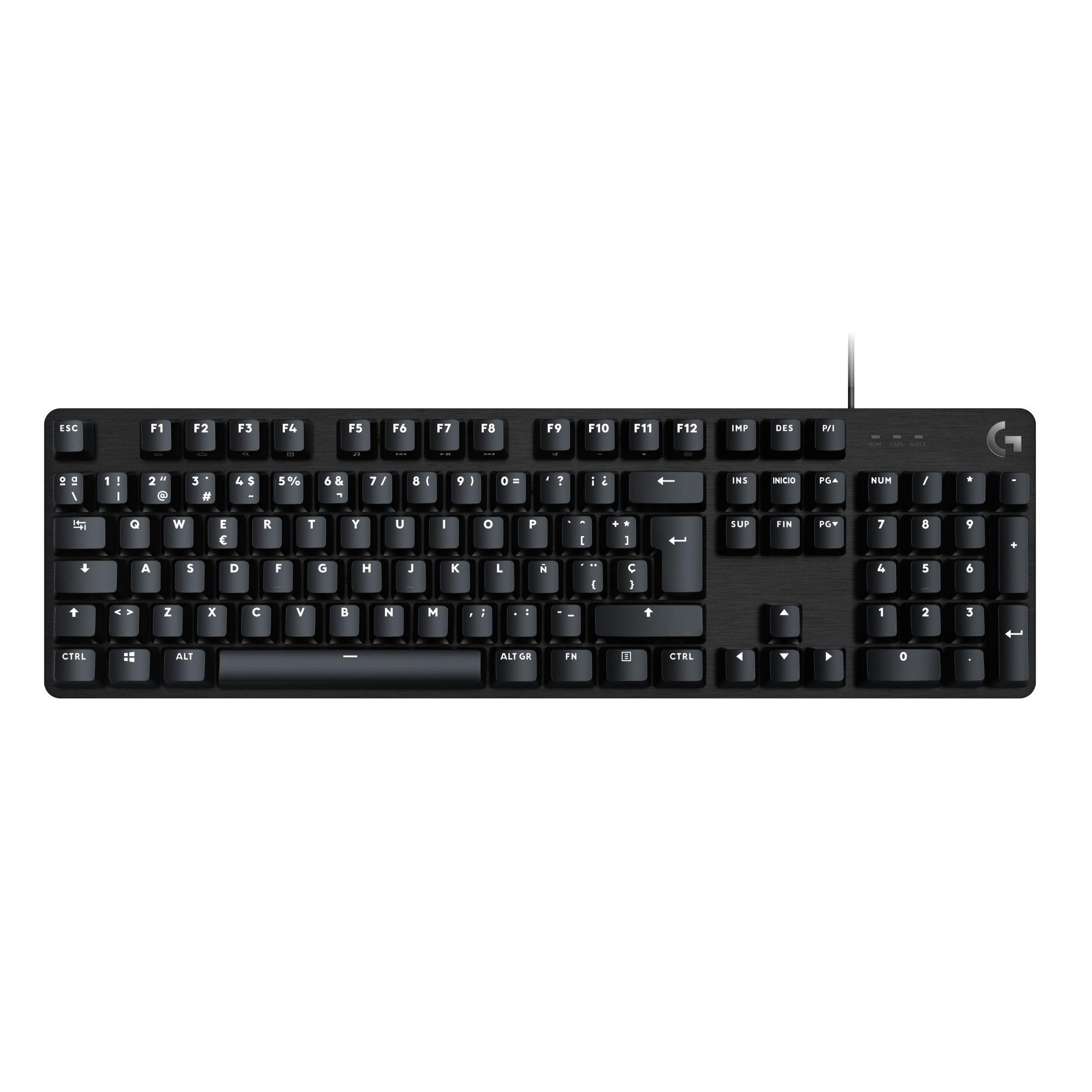 Teclado Mecánico Logitech G413 SE Táctil 80% RGB Negro-0