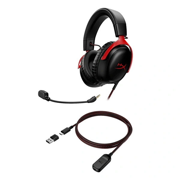 Audífono HyperX Cloud III Black / Red-6