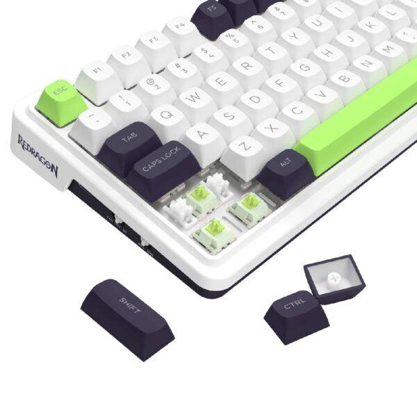 Teclado Mecánico Redragon Eisa Wireless Mint Mambo Full Size-6