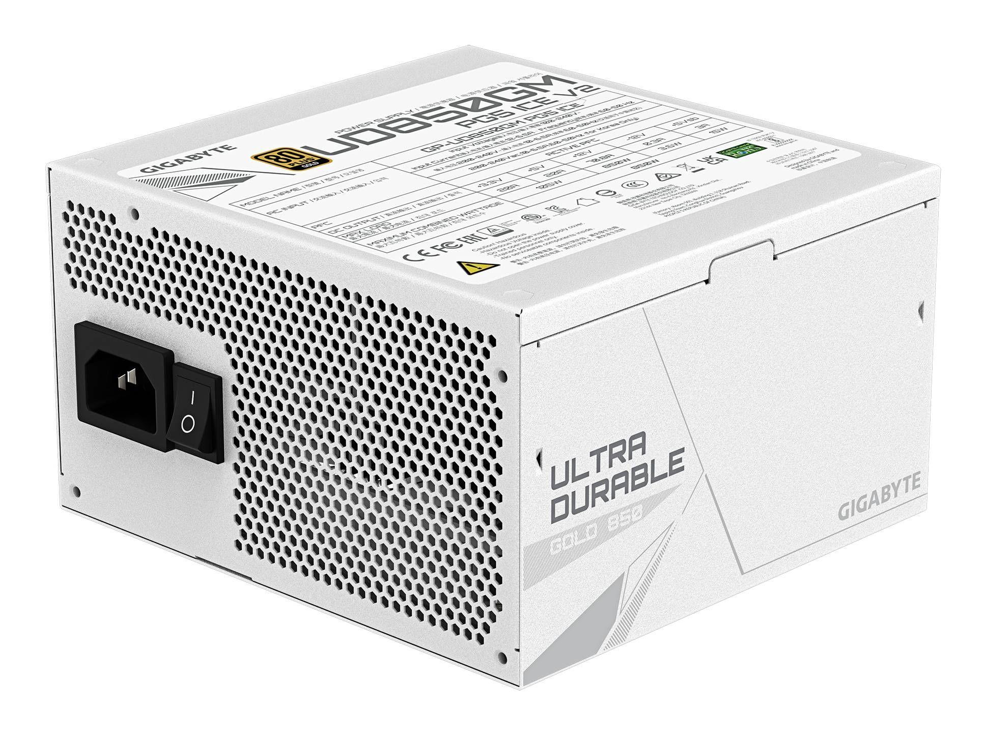 Fuente de Poder Gigabyte UD850GM PG5 V2 ICE 850W 80 Plus-1