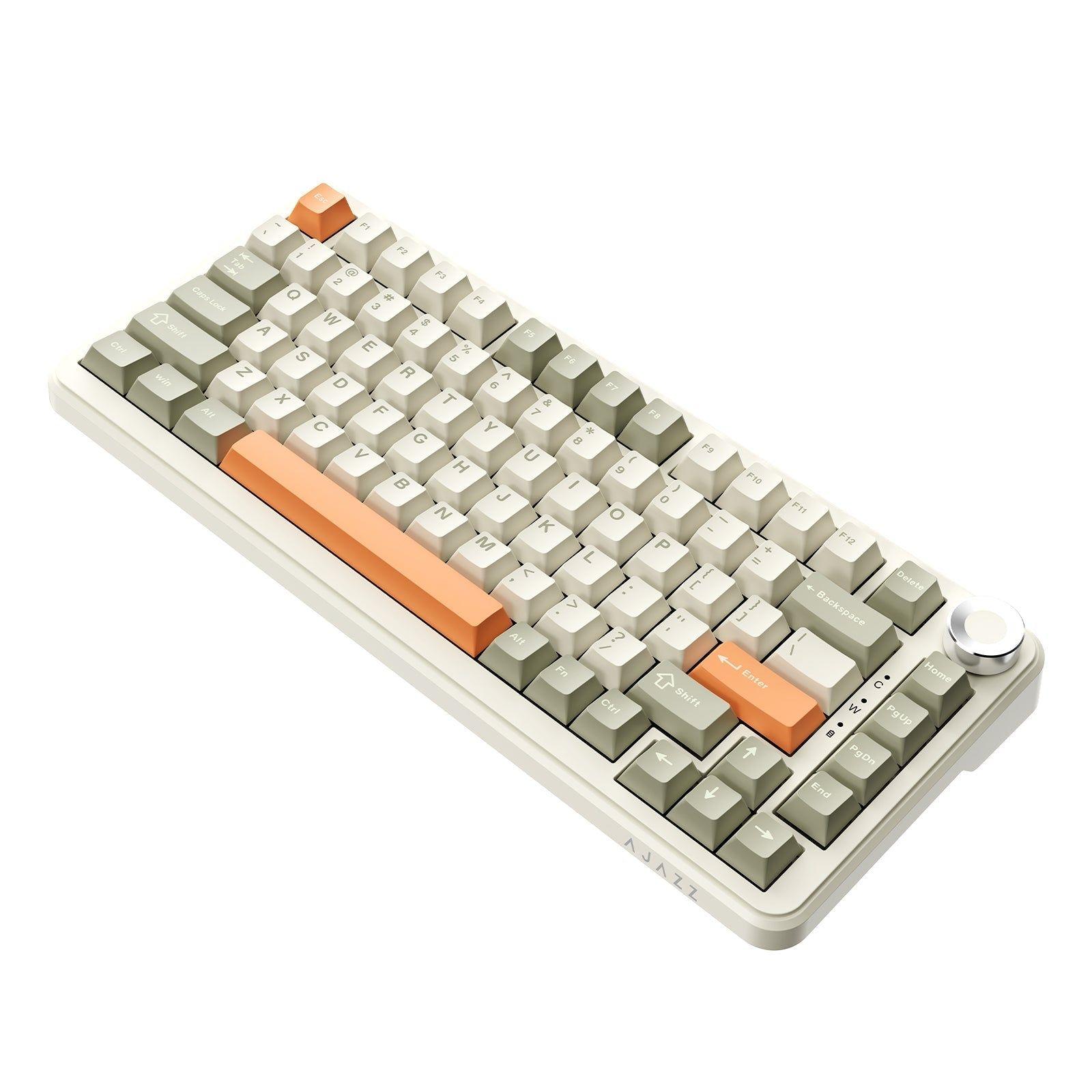 Teclado Magnético Ajazz AK820 MAX 75% RGB Gris-1