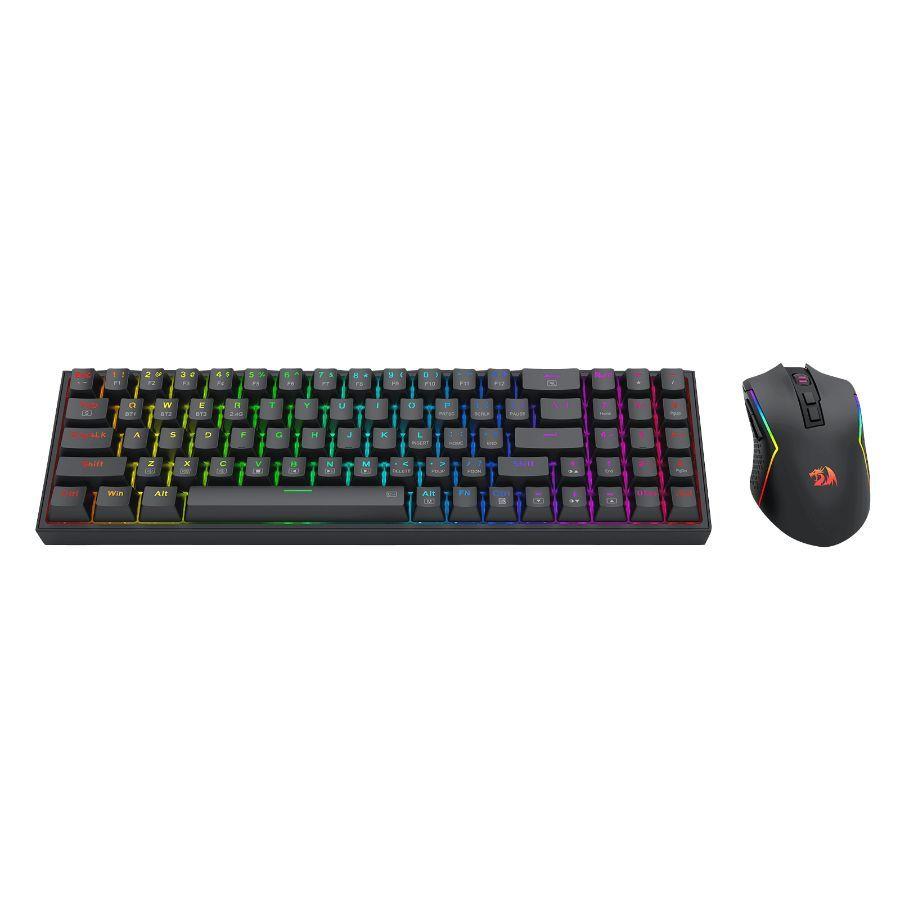 Teclado Mecánico Redragon Kit s136 K617 SP + Mouse Full Size-1