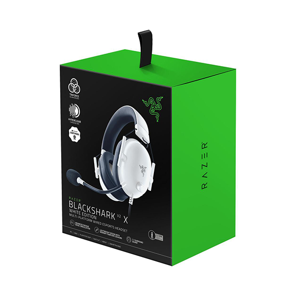 Audífono Gamer Razer BlackShark v2 X White Edition-4