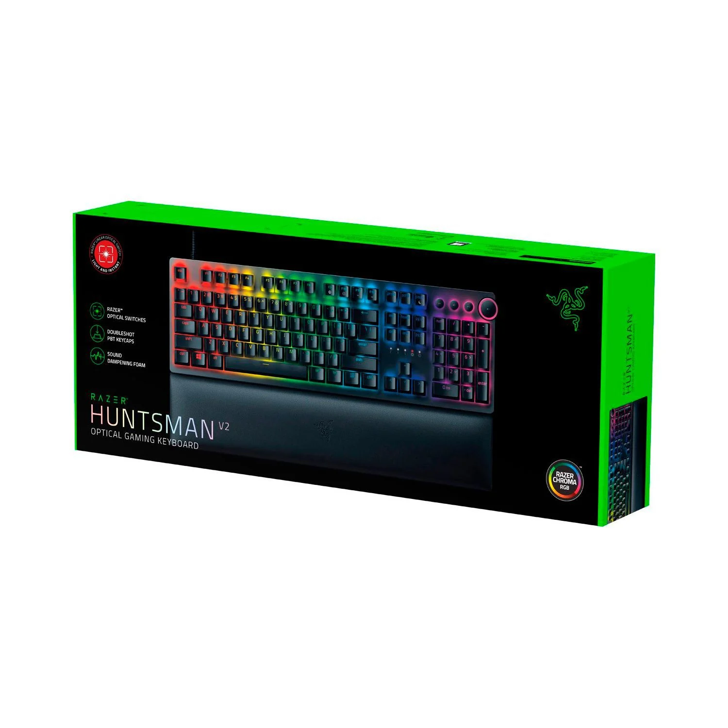Teclado Mecánico Razer Huntsman v2 Black Optical Switch Red (En)-1
