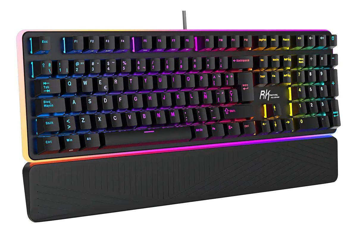 Teclado Mecánico Royal Kludge RK918 Full Size RGB Negro-1