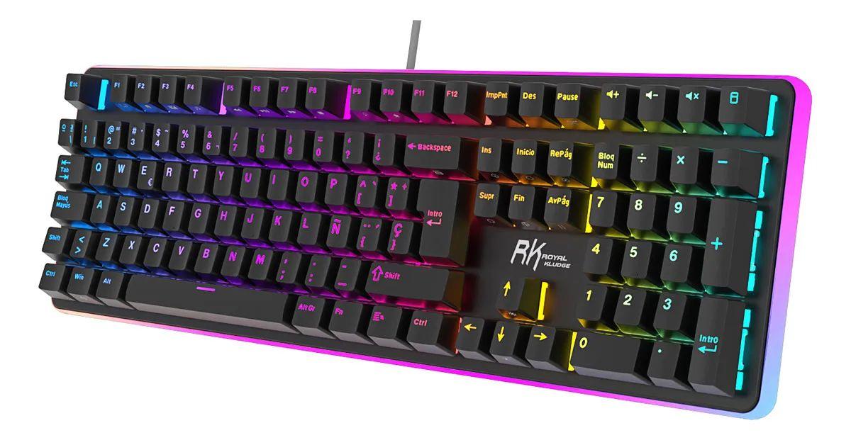 Teclado Mecánico Royal Kludge RK918 Full Size RGB Negro-2