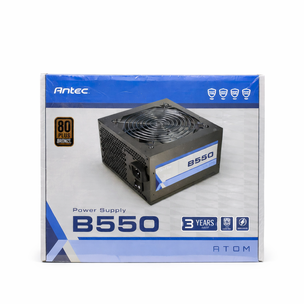Fuente de Poder Antec Atom B550 550W 80 PLUS Bronze Negro-1