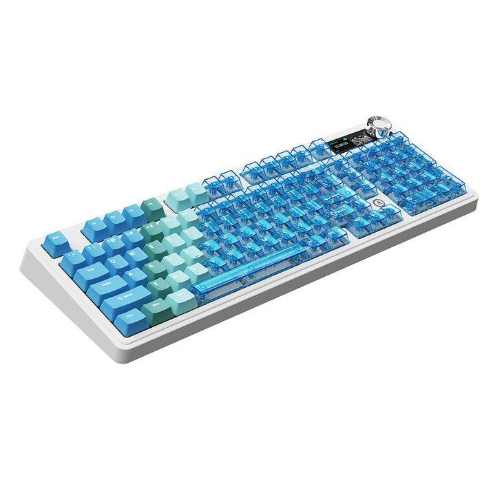 Teclado Mecánico Ajazz AK980 V2 Pro Transparent Full Size-1
