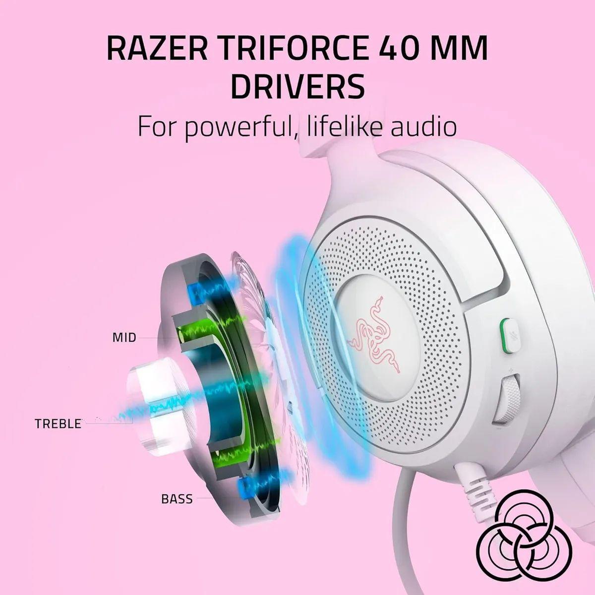 Audífonos Gamer RAZER Kraken Kitty V3 Negro-4