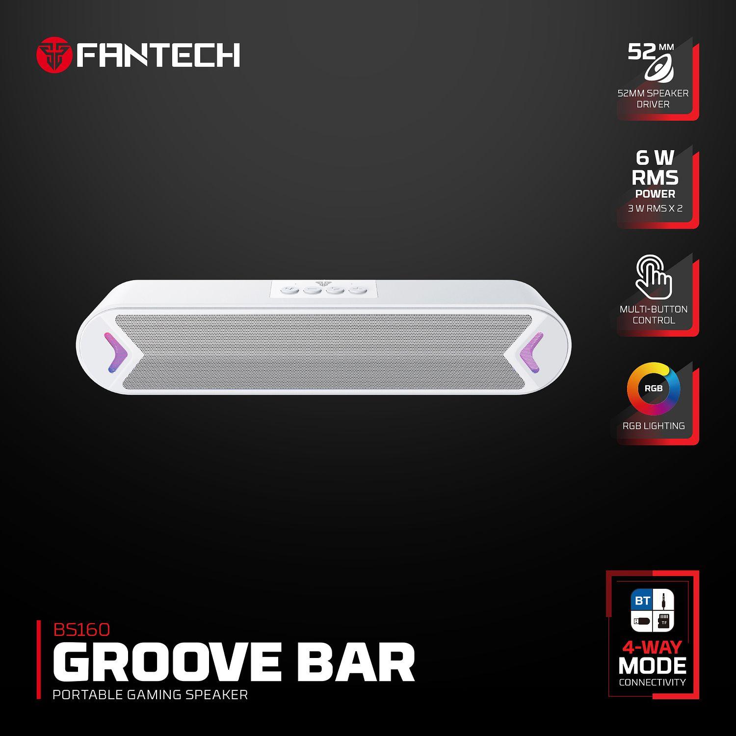 Barra de Sonido Fantech Groove Bar BS160 Blanco-4