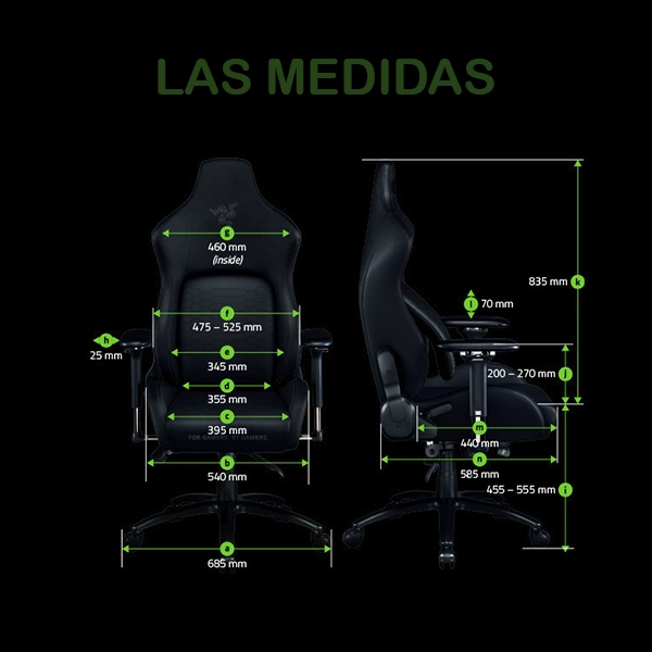 Silla Razer Iskur Black-7