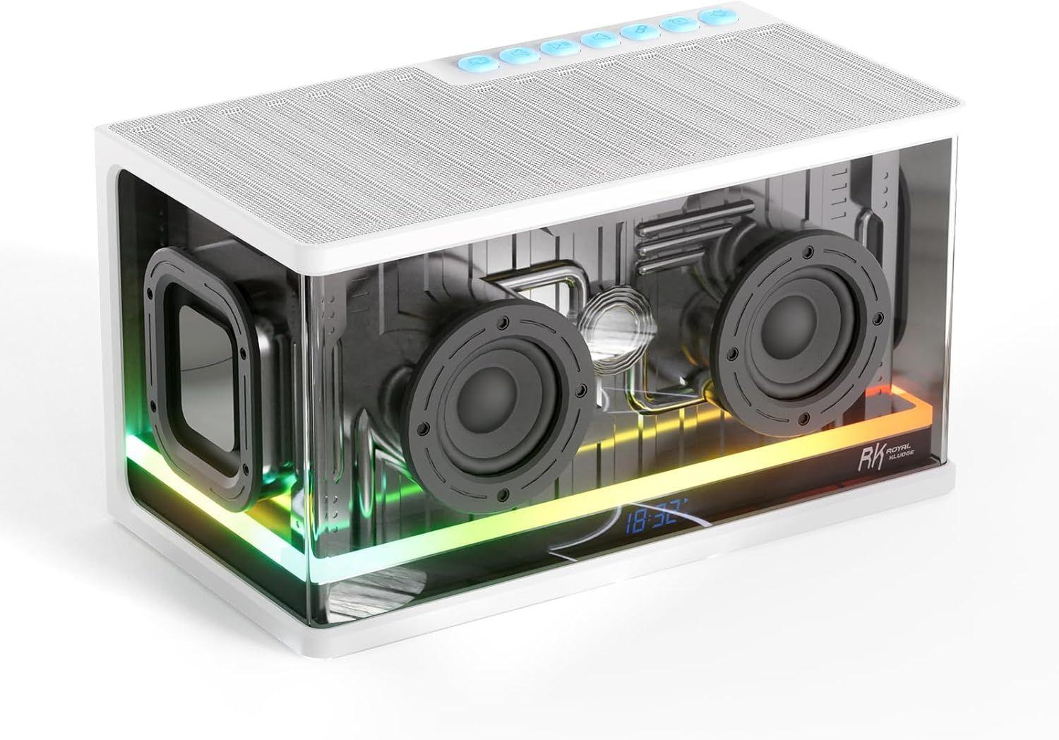 Parlante Royal Kludge RK SH100 40W RGB Blanco-0