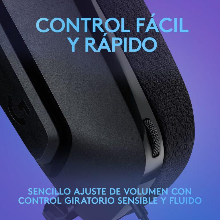 Audífonos Gamer LOGITECH G335 Micrófono Flip-to-Mute Jack-3