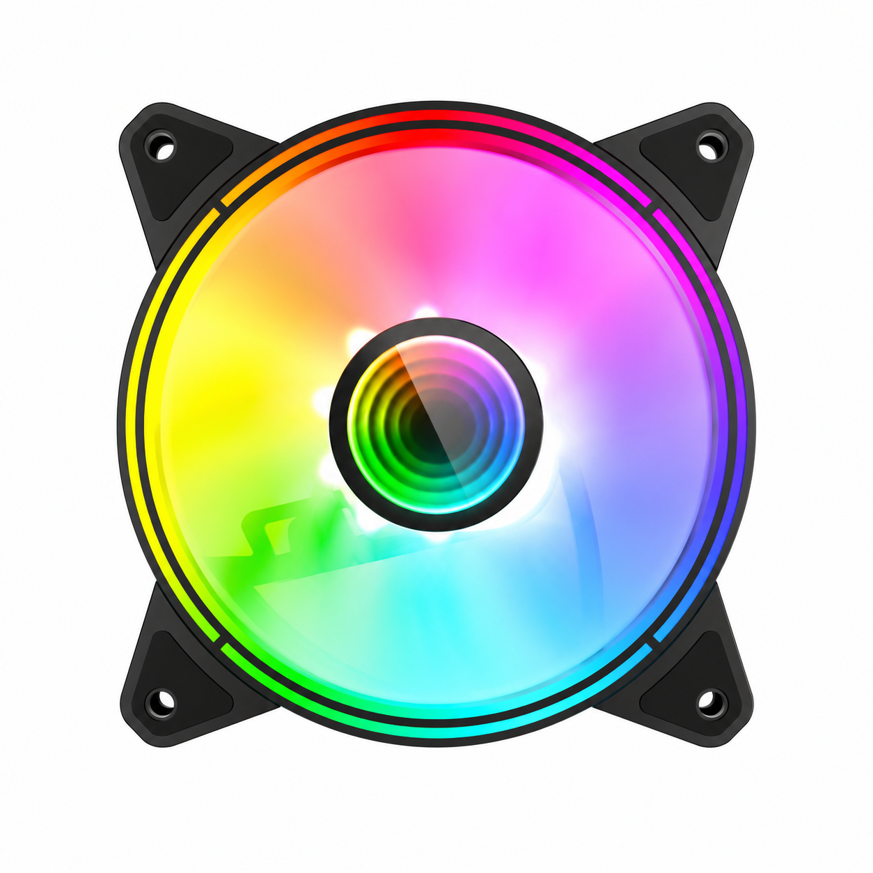 Ventilador Gamemax FN-12RAINBOW-Q-INFINITY 120mm ARGB Infin-0