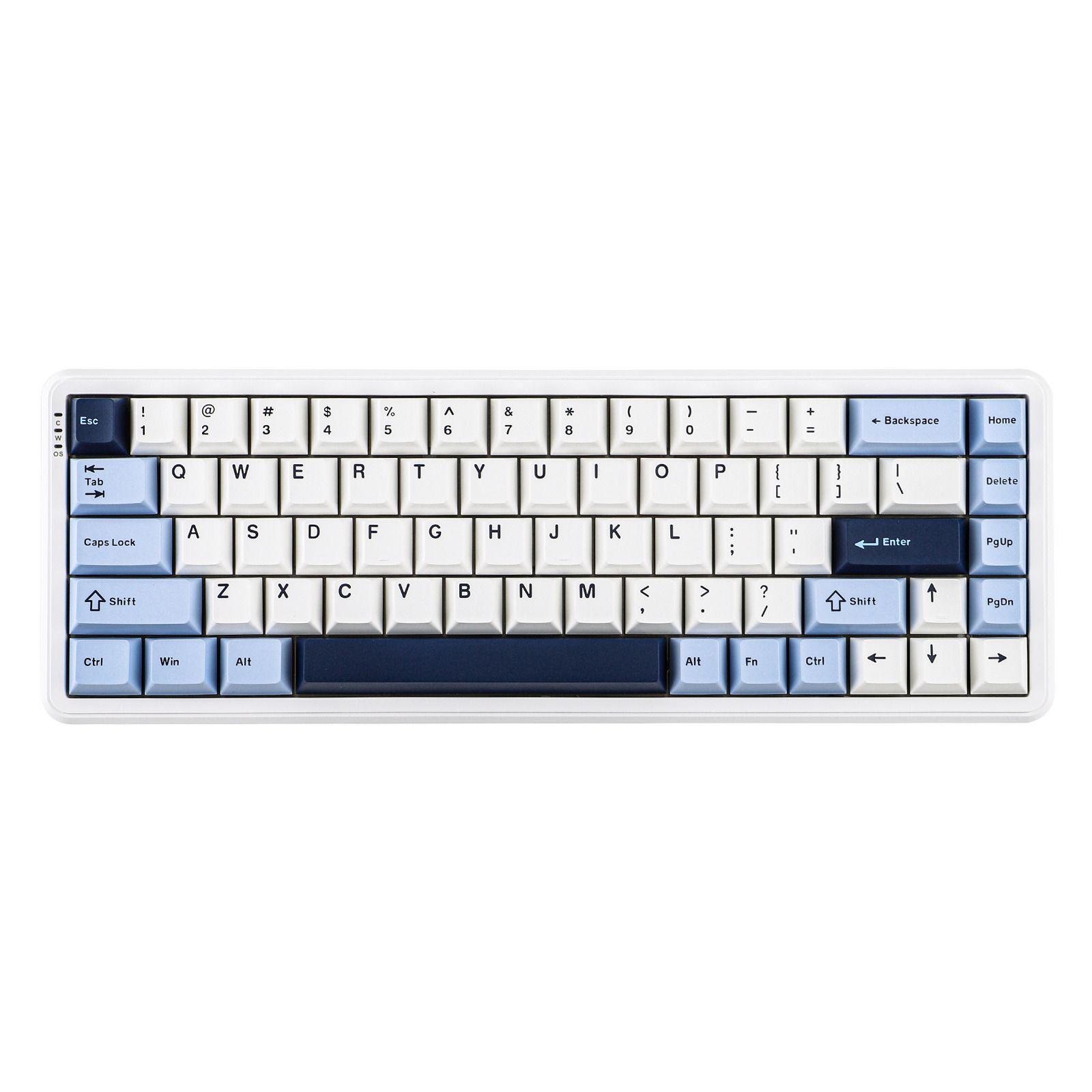 Teclado Magnético Ajazz AK680 MAX Full Size RGB Blanco-0