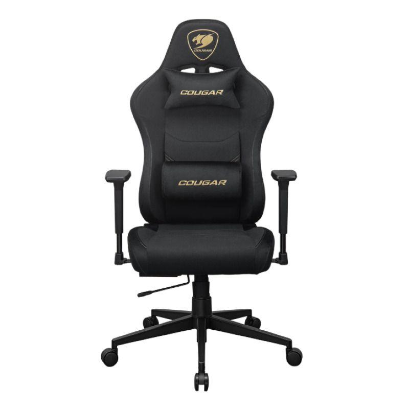 Silla Gamer Cougar Pryme F de Tela Dorado-0