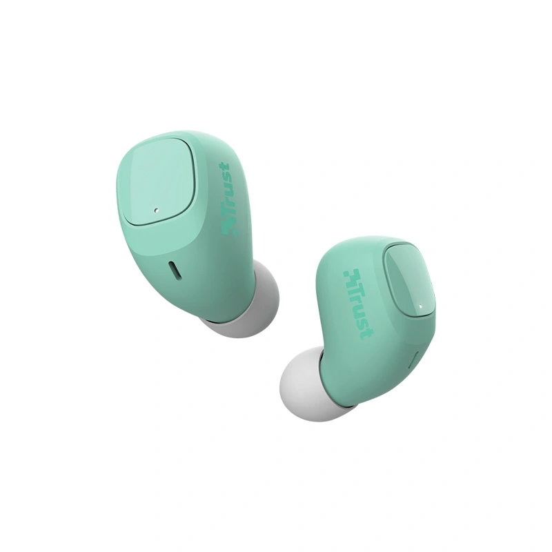 Audífono Bluetooth Trust Nika Compact Mint-3