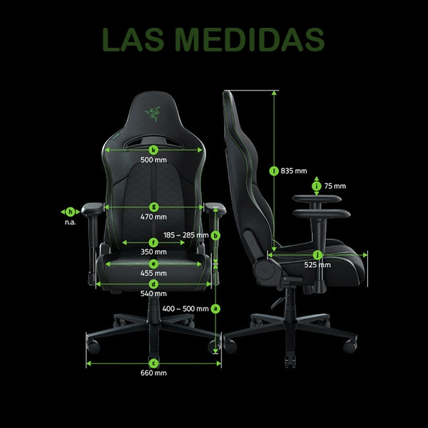 Silla Razer Enki X Black Green-5