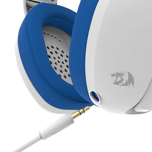 Audífono Redragon IRE Pro H848 White / Blue Wireless-4