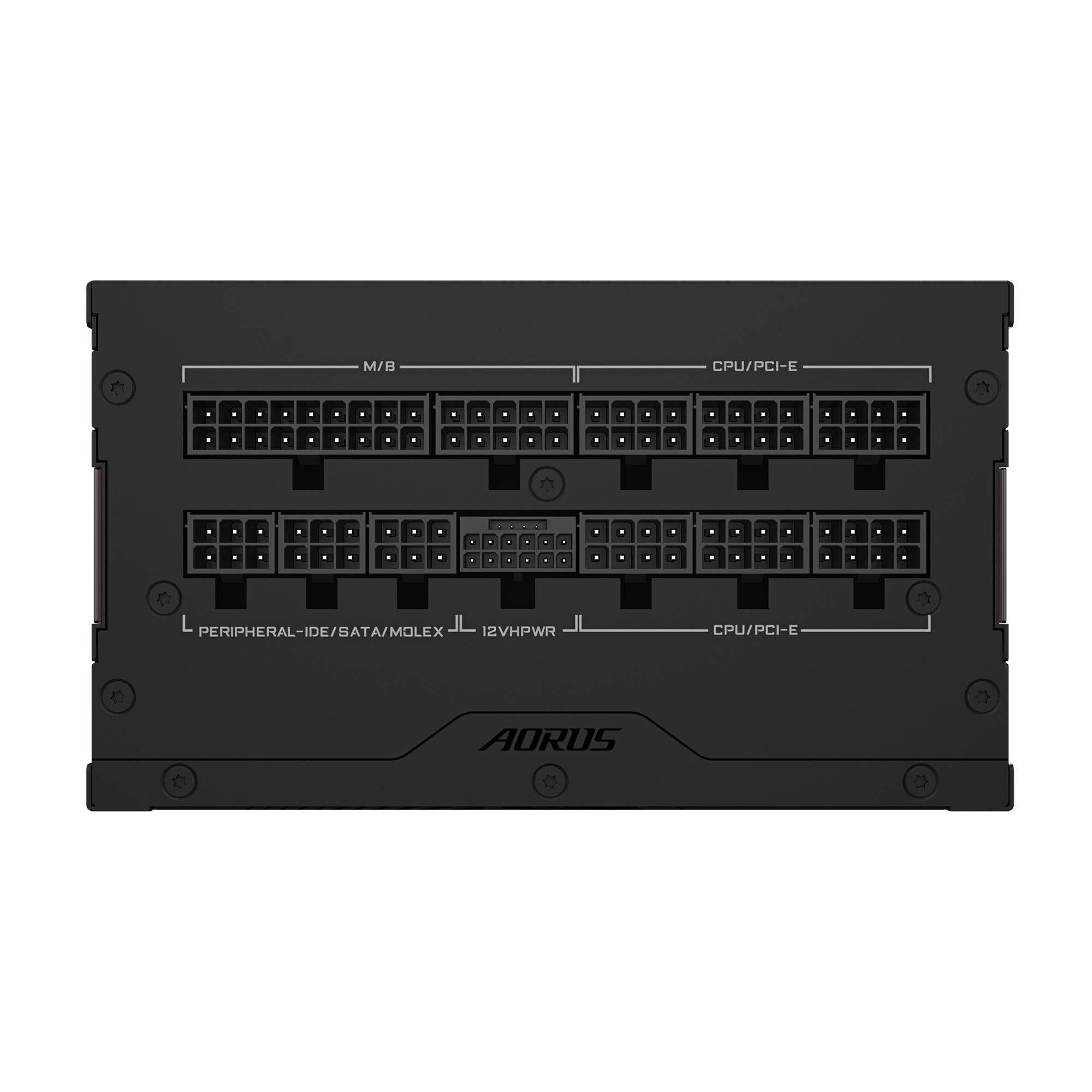 Fuente de Poder AORUS ELITE P1000W 80 Platinum Modular PCIe-3