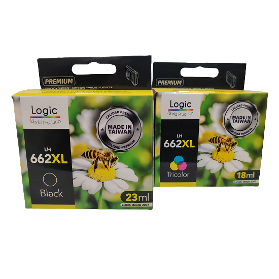 Pack cartuchos 662XL Logic-0