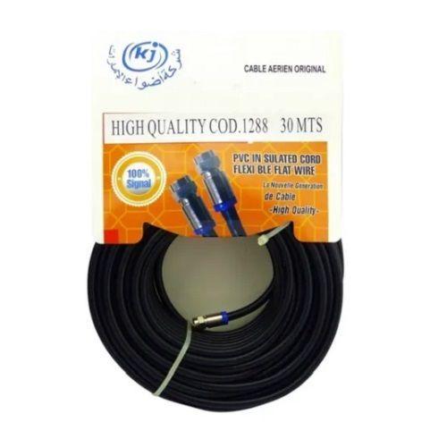 Cable Coaxial de 30 mts. color Negro-0