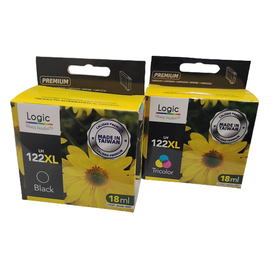 Pack Cartuchos 122XL Logic-0