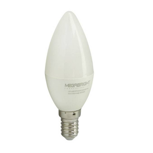 Ampolleta LED Marca Megabright modelo E14 luz cálida de 5W-0