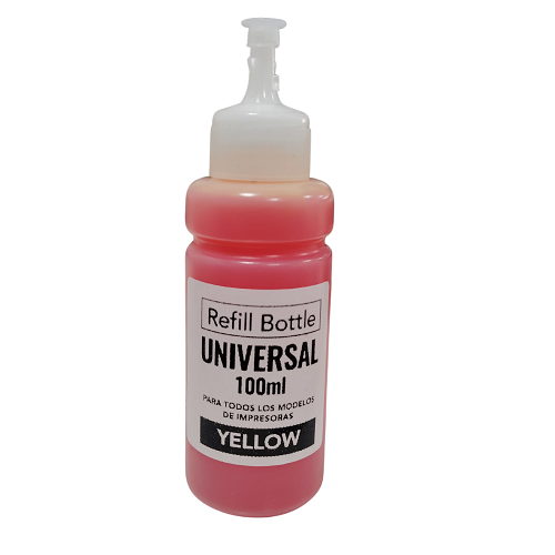 Botella de tinta universal de 100 Ml color Yellow-0