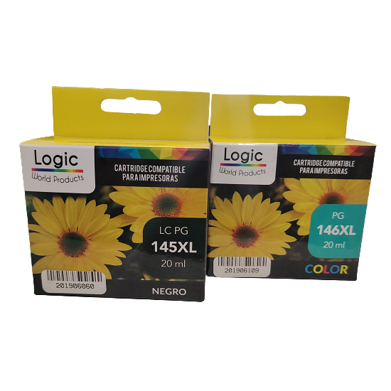 Pack cartuchos 145XL-146XL Logic-0
