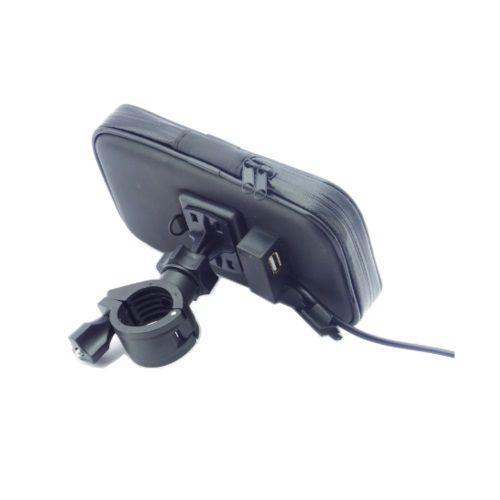 Porta Smartphone impermeable con USB de carga -2