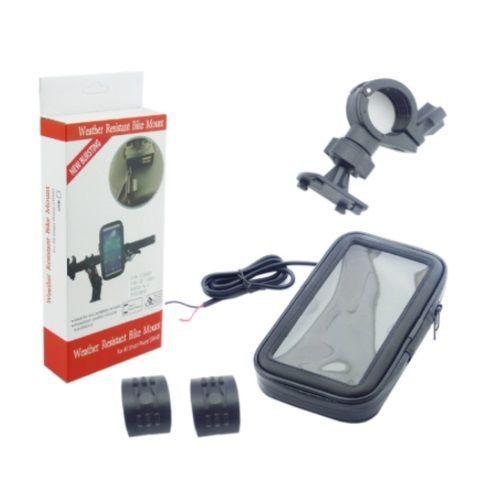 Porta Smartphone impermeable con USB de carga -3