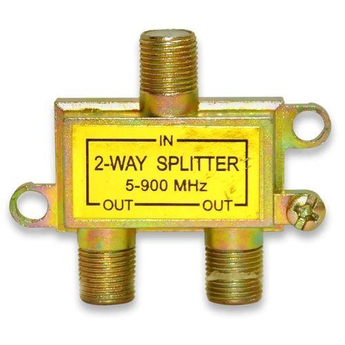 Splitter coaxial de 1 entrada a  2 salidas-1