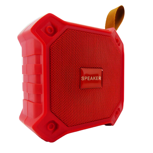 Parlante Bluetooth recargable modelo W3 color rojo -1