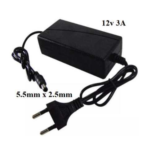 Transformador para camaras de 12V - 3A-0