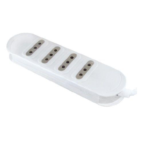 Alargador 4 posiciones 3 mts. Macrotel Blanco-1