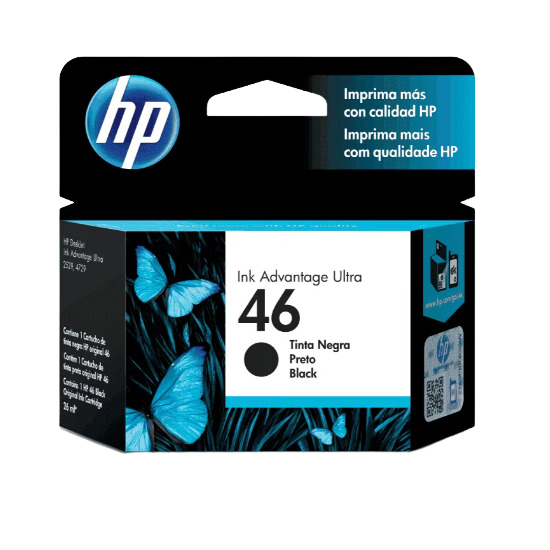 Pack Cartuchos HP 46 Original BK-TC-1