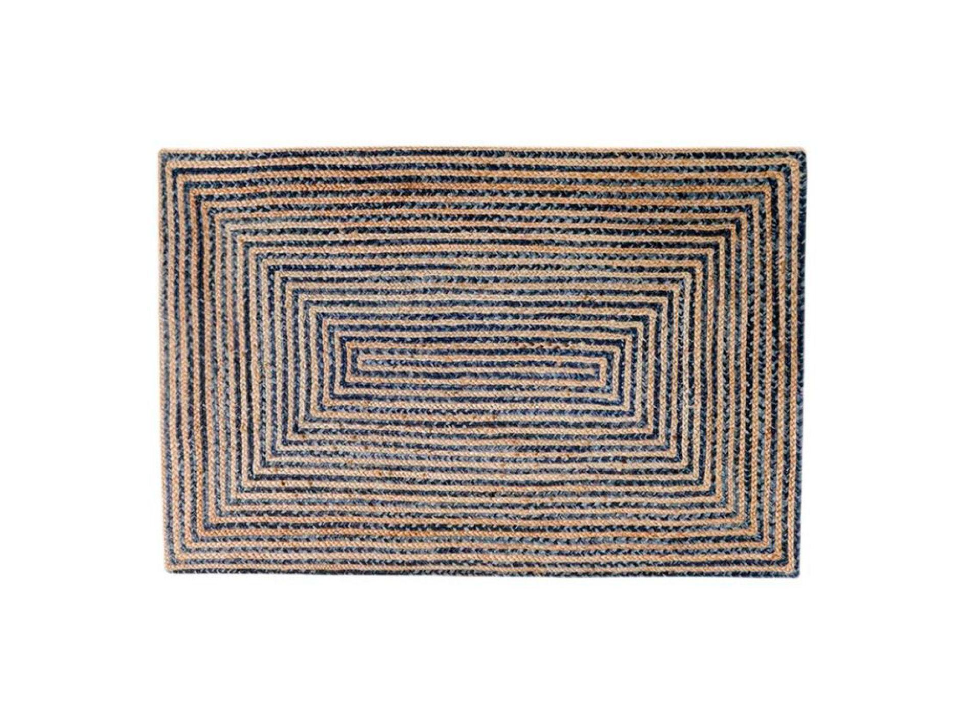 ALFOMBRA YUTE RECTANGULAR BICOLOR PREMIUM 140X200 -0