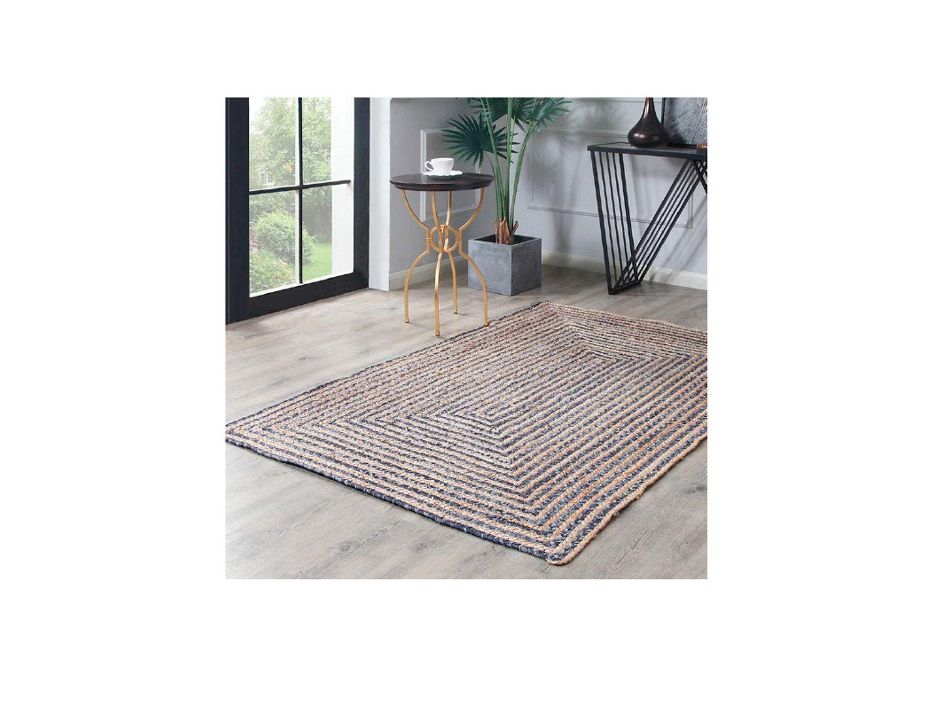 ALFOMBRA YUTE RECTANGULAR BICOLOR PREMIUM 140X200 -2