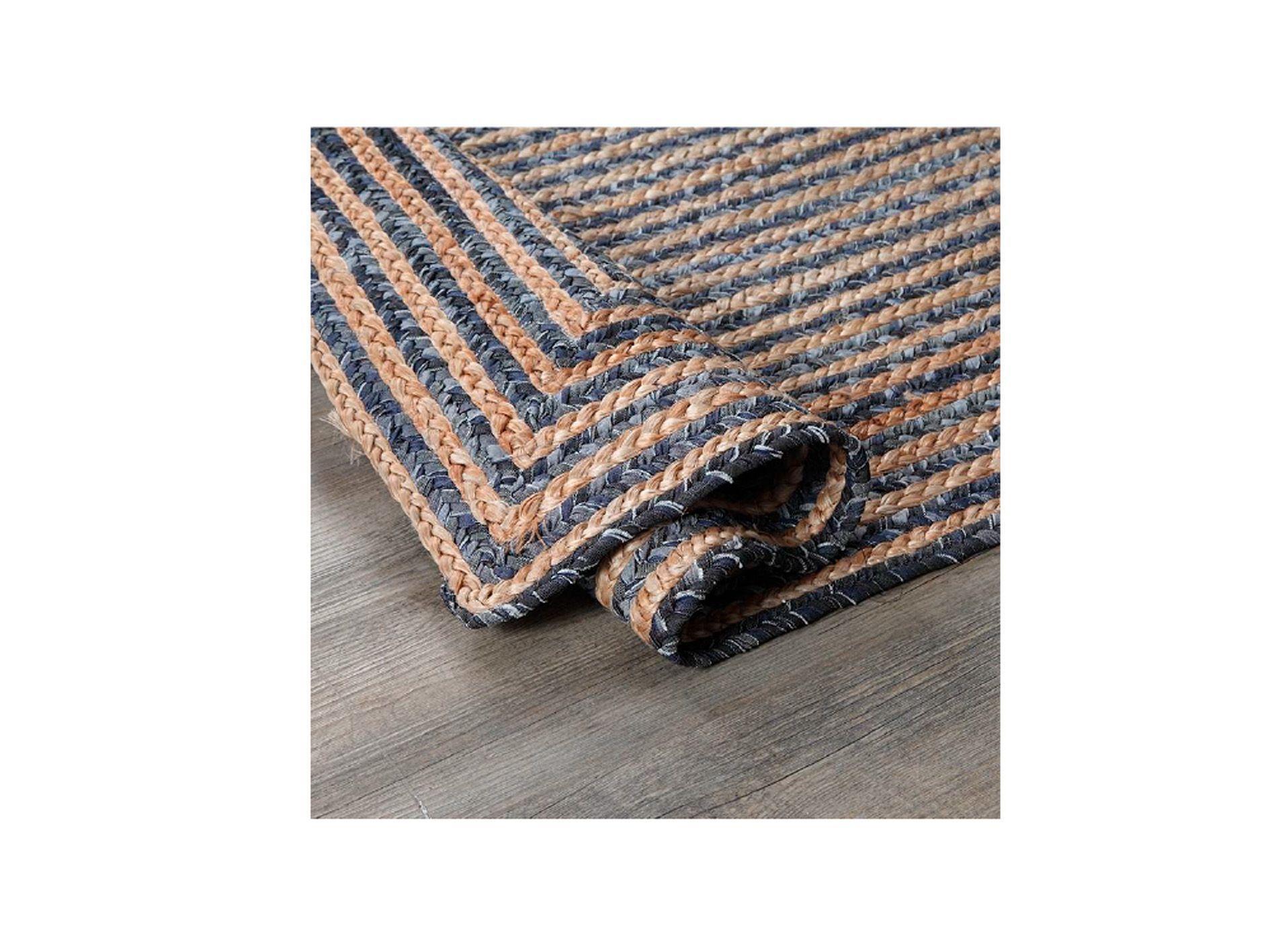 ALFOMBRA YUTE RECTANGULAR BICOLOR PREMIUM 140X200 -1