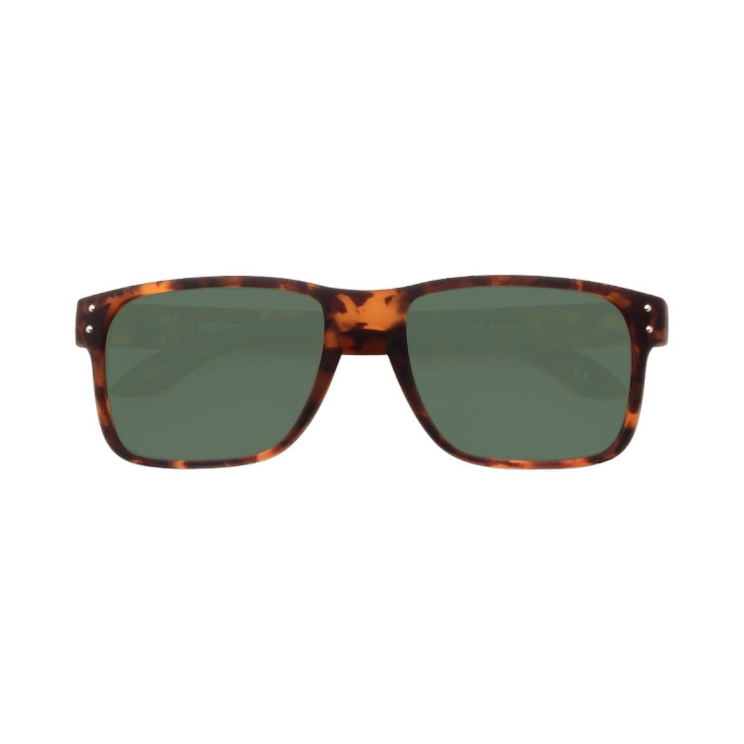 Anteojos de Sol The Biker | Brown Tort/Green Pol-0